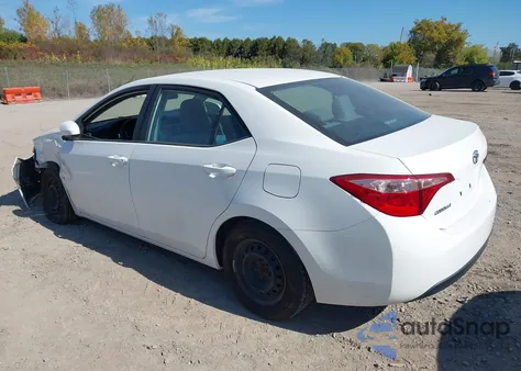 2017 Toyota Corolla L z USA, uszkodzony, nr VIN 2T1BURHE4HC752223